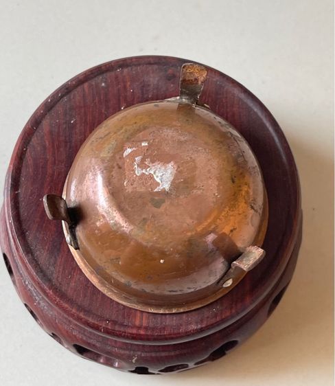 หม้อ ทองเหลืองจิ๋ว เก่าสะสม รูปที่ 5