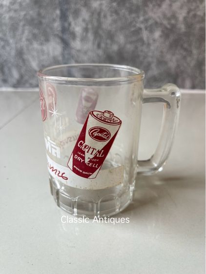 แก้ว ถ่านไฟฉ่ายแคพพิทัล ตูดมงกุฎ โบราณเก่าสะสม รูปที่ 3