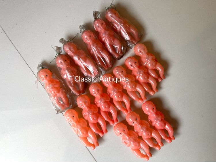 ตุ๊กตา เด็กดูดนม ของเล่นโบราณ เก่าสะสม รูปที่ 3