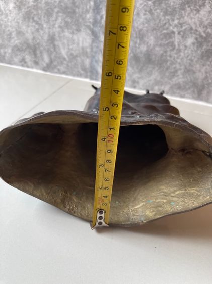 พญานกอินทรี ทองเหลือง ตัวใหญ่เก่าสะสม รูปที่ 18