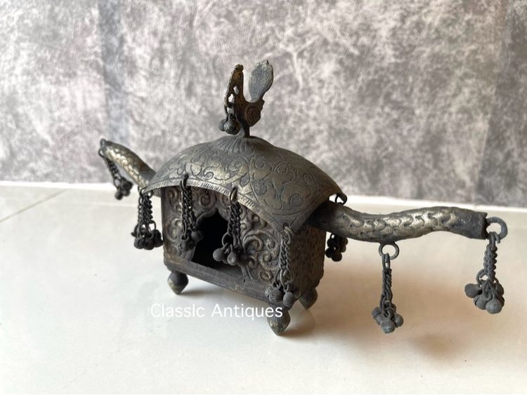 เกี้ยว กะไหล่เงินเก่าสะสม รูปที่ 2