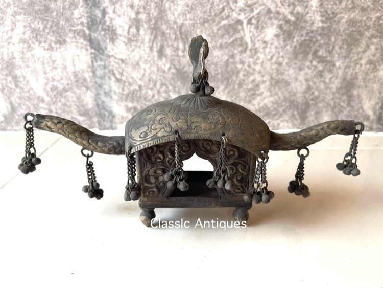 เกี้ยว กะไหล่เงินเก่าสะสม