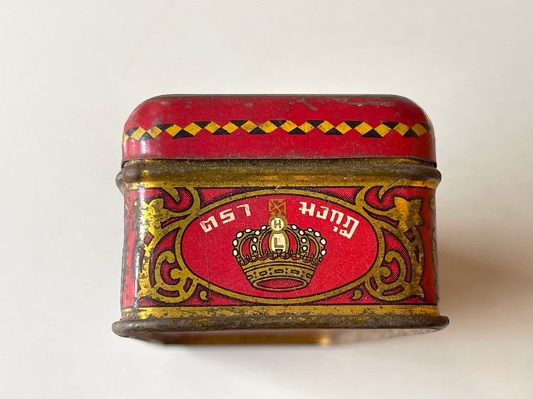 กล่องทอง ห้างขายทอง เซ่งเฮงหลี ตรามงกุฎ ยุคพระนครเก่าโบราณสะสม รูปที่ 4