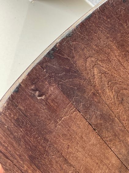 ถังไม้ ถังข้าวสาร ไม้สัก โบราณเก่าสะสมA1 รูปที่ 10