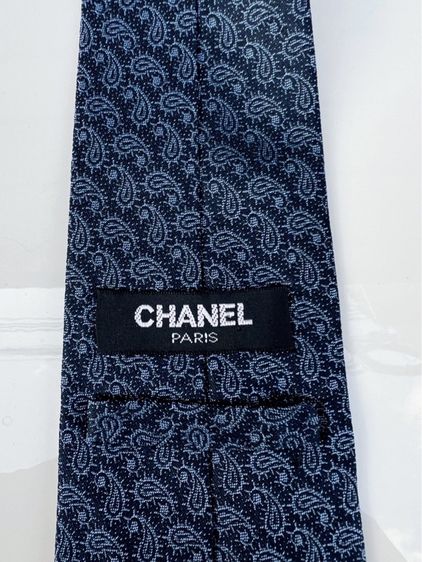 Chanel เนคไทผ้าไหม รูปที่ 2