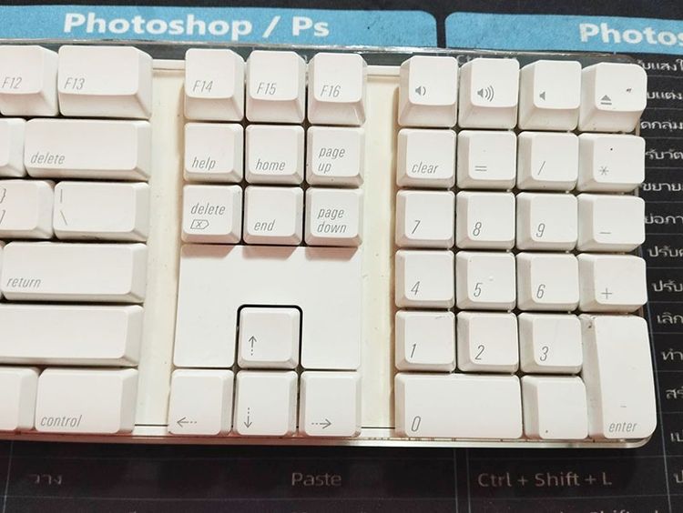 Apple Wireless Keyboard (อังกฤษ) Model  A1016 โมเดลนี้หาไม่ได้แล้ว  รูปที่ 3