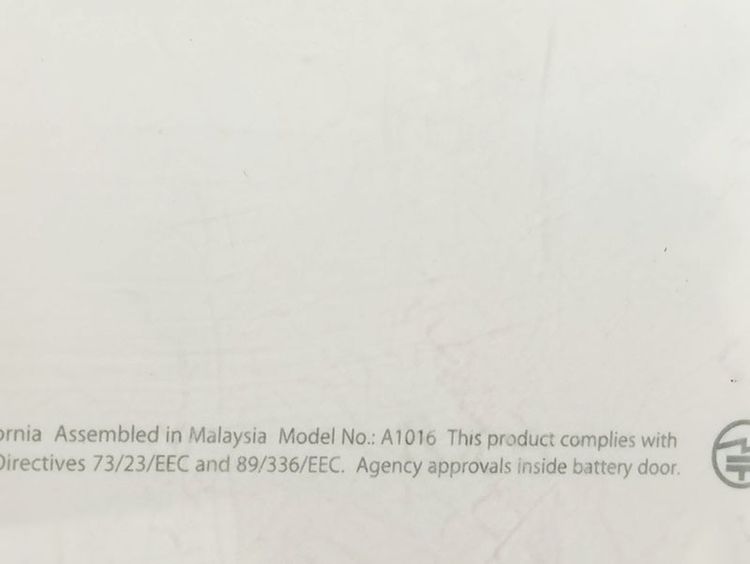 Apple Wireless Keyboard (อังกฤษ) Model  A1016 โมเดลนี้หาไม่ได้แล้ว  รูปที่ 5