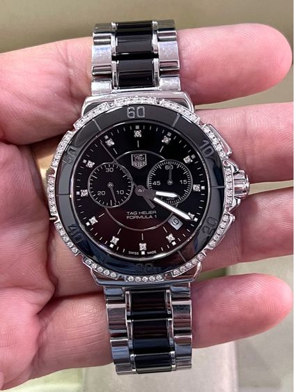TAG HEUER จับเวลา ฝังเพชร 41 mm.  รูปที่ 2