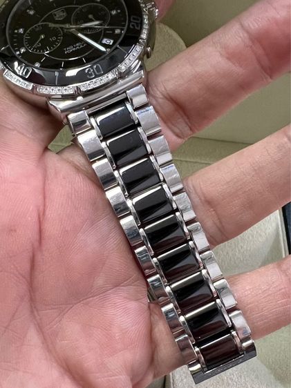 TAG HEUER จับเวลา ฝังเพชร 41 mm.  รูปที่ 5