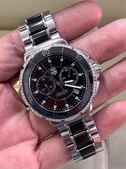 TAG HEUER จับเวลา ฝังเพชร 41 mm.  รูปที่ 3