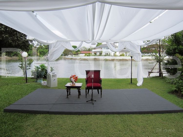 โยงผ้า ผ้าตกแต่ง ซุ้มผ้า อุโมงค์ผ้า ผ้าม่าน ตกแต่งสถานที่ จัดงานอีเว้นท์ จัดงานแต่งงาน จัดงานปาร์ตี้ จัดงานประชุมสัมมนา จัดงานวันเกิด รูปที่ 7
