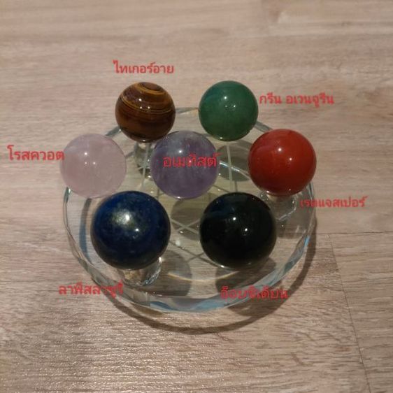 ชุดหินมงคล 7 ดาวสตาร์ ออฟ เดวิด หิน 7 จักระ รูปที่ 2