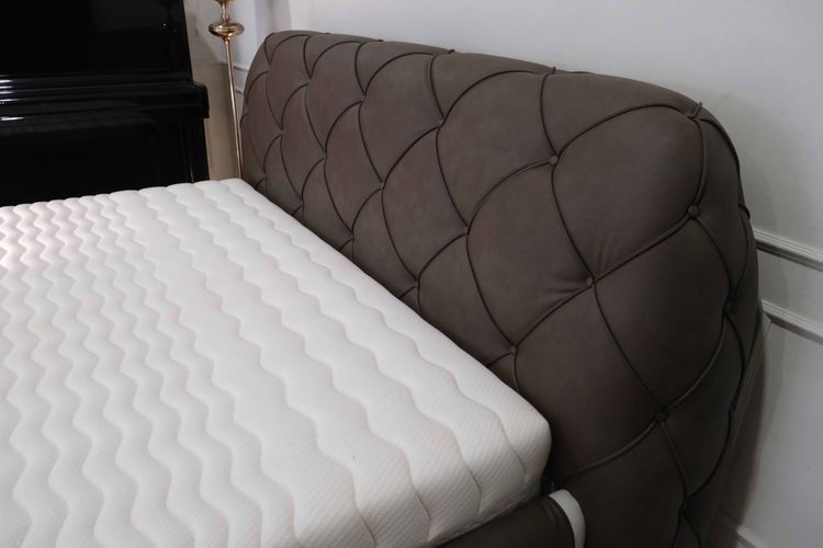 เตียงนอนสั่งผลิต 6 ฟุต รุ่น Deniel สีเทาเข้ม แบรนด์ S.B.FURNITURE สินค้าใหม่แกะกล่อง ไม่ผ่านการใช้งาน รูปที่ 13