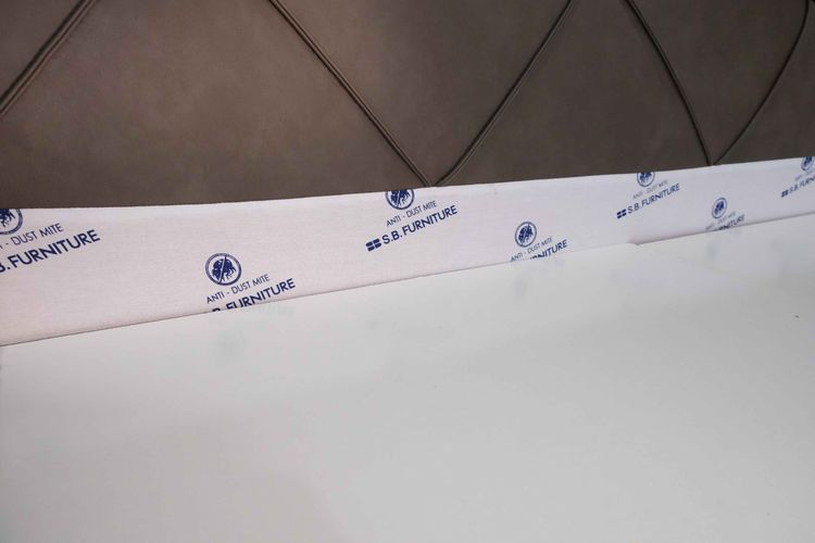 เตียงนอนสั่งผลิต 6 ฟุต รุ่น Deniel สีเทาเข้ม แบรนด์ S.B.FURNITURE สินค้าใหม่แกะกล่อง ไม่ผ่านการใช้งาน รูปที่ 6