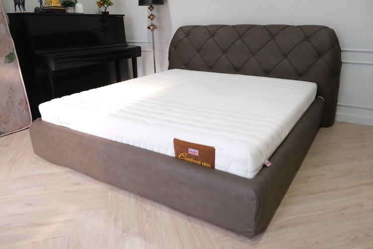 เตียงนอนสั่งผลิต 6 ฟุต รุ่น Deniel สีเทาเข้ม แบรนด์ S.B.FURNITURE สินค้าใหม่แกะกล่อง ไม่ผ่านการใช้งาน รูปที่ 5