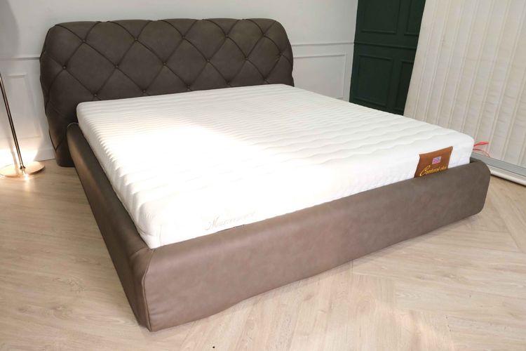 เตียงนอนสั่งผลิต 6 ฟุต รุ่น Deniel สีเทาเข้ม แบรนด์ S.B.FURNITURE สินค้าใหม่แกะกล่อง ไม่ผ่านการใช้งาน รูปที่ 15