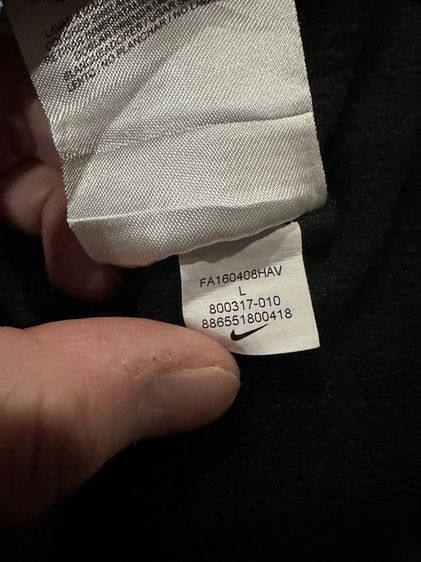 กางเกงวอร์มสีดำ แบรนด์ Nike รูปที่ 4