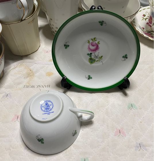 ชุดชา กาแฟ  Handpainted Herend Hungary  รูปที่ 7