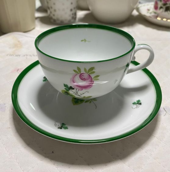 ชุดชา กาแฟ  Handpainted Herend Hungary  รูปที่ 4