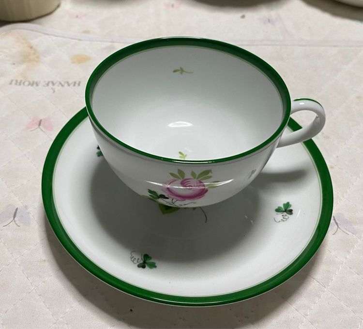 ชุดชา กาแฟ  Handpainted Herend Hungary  รูปที่ 5