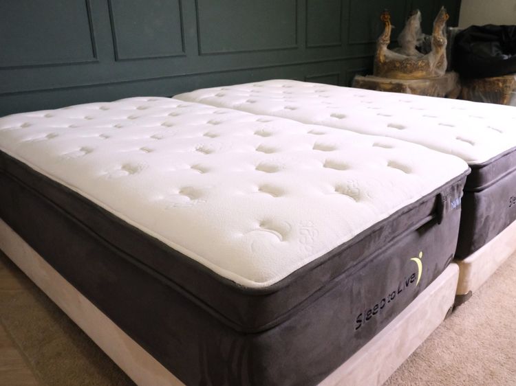 ที่นอนพร้อมฐาน 6 ฟุต หนา14นิ้ว สีเทา ยี่ห้อ Sleep to Live รูปที่ 5