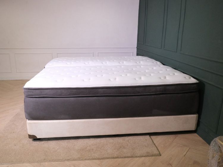 ที่นอนพร้อมฐาน 6 ฟุต หนา14นิ้ว สีเทา ยี่ห้อ Sleep to Live รูปที่ 2