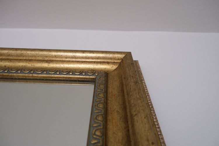 กระจกเงา กระจกห้องแต่งตัว กรอบลายคลาสสิค สีทอง ไซส์ใหญ่ รูปที่ 4