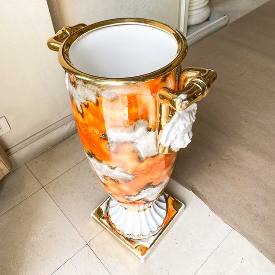 แจกันตกแต่งบ้าน แจกันเซรามิก สไตล์ Rococo ฝรั่งเศส รูปที่ 3