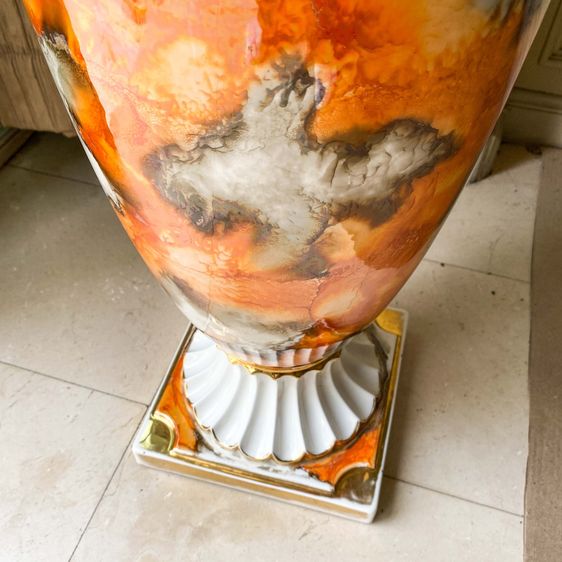 แจกันตกแต่งบ้าน แจกันเซรามิก สไตล์ Rococo ฝรั่งเศส รูปที่ 5