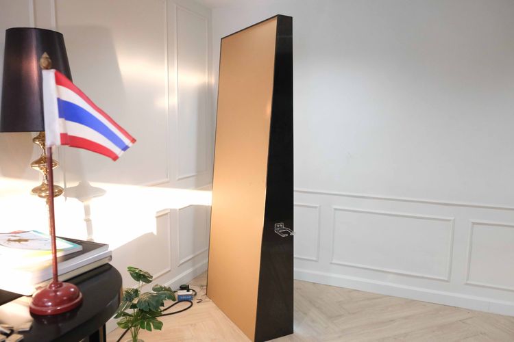 กระจกร้านเสริมสวย แบบตั้งพื้น มีไฟLED เปิด-ปิดระบบสัมผัส กระจกมีไฟ กระจก LED สีทองสีดำ กระจกไฟสีขาว กระจกไฟ ร้านเสริมสวย มีปลั๊กไฟ สินค้าใหม รูปที่ 6