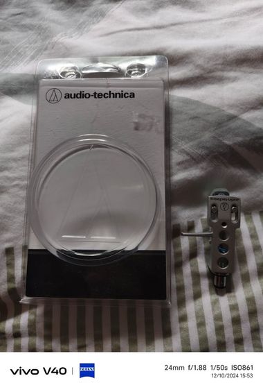 หัวเข็ม at vmn95e พร้อม headshell aufio technica สภาพดี ใช้งานปกติ  ขาย 2500 บาทรวมส่ง รูปที่ 6