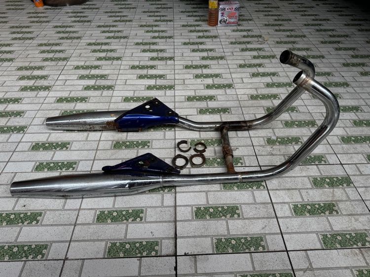 เปิดขาย ท่อเดิมรีเบล250 ล๊อคคอท่อ ขาจับท่อ ครบชุดไม่ผุ 4900 พร้อมส่ง ติดต่อ 089-4138993 เอส รูปที่ 14