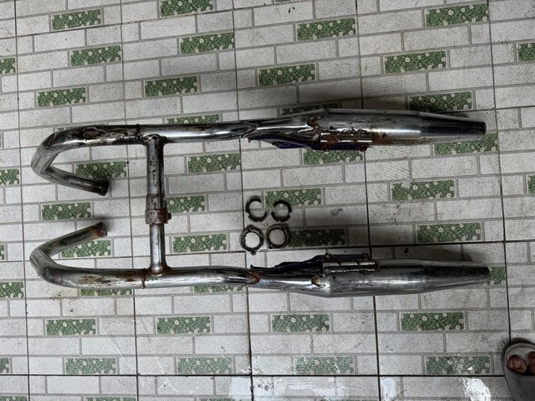 เปิดขาย ท่อเดิมรีเบล250 ล๊อคคอท่อ ขาจับท่อ ครบชุดไม่ผุ 4900 พร้อมส่ง ติดต่อ 089-4138993 เอส รูปที่ 12