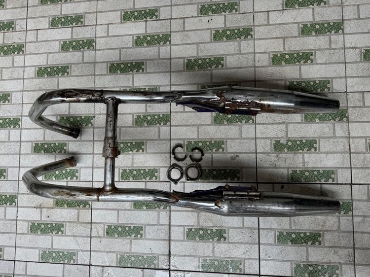 เปิดขาย ท่อเดิมรีเบล250 ล๊อคคอท่อ ขาจับท่อ ครบชุดไม่ผุ 4900 พร้อมส่ง ติดต่อ 089-4138993 เอส รูปที่ 9