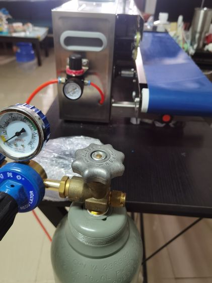 เครื่องซีลสายพาน FR-900 เครื่องซีลไนโตรเจนพร้อมถังไนโตรเจน รูปที่ 3