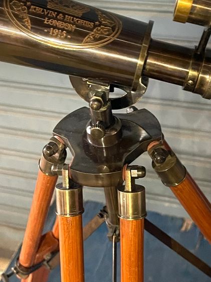 กล้อง ส่องทางไกลทองเหลือง สามขาตัวเล็กสะสมA2 รูปที่ 11