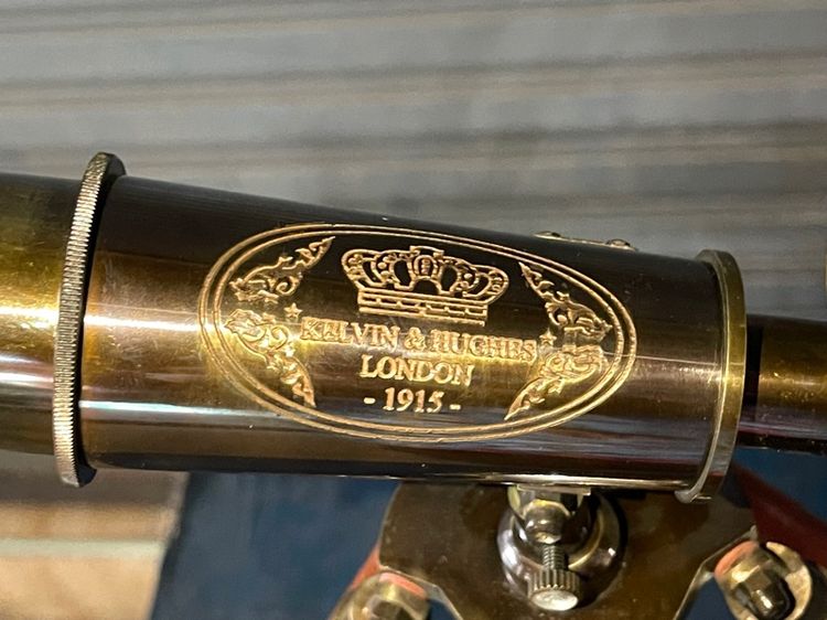 กล้อง ส่องทางไกลทองเหลือง สามขาตัวเล็กสะสมA2 รูปที่ 4