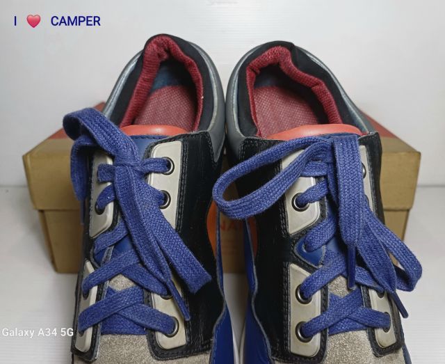 CAMPER Sneakers, Men's 43EU(27.0cm) Original ของแท้ มือ 2 สภาพเยี่ยม, รองเท้า CAMPER รุ่น Spray หนังแท้ พื้นเต็ม สวยมาก ไม่มีตำหนิใดๆ รูปที่ 7