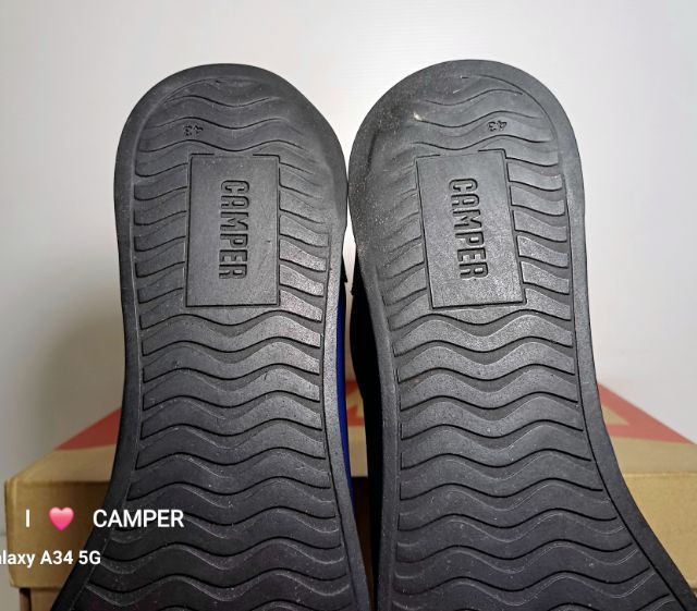 CAMPER Sneakers, Men's 43EU(27.0cm) Original ของแท้ มือ 2 สภาพเยี่ยม, รองเท้า CAMPER รุ่น Spray หนังแท้ พื้นเต็ม สวยมาก ไม่มีตำหนิใดๆ รูปที่ 11