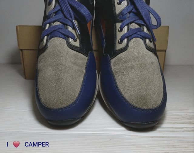 CAMPER Sneakers, Men's 43EU(27.0cm) Original ของแท้ มือ 2 สภาพเยี่ยม, รองเท้า CAMPER รุ่น Spray หนังแท้ พื้นเต็ม สวยมาก ไม่มีตำหนิใดๆ รูปที่ 6