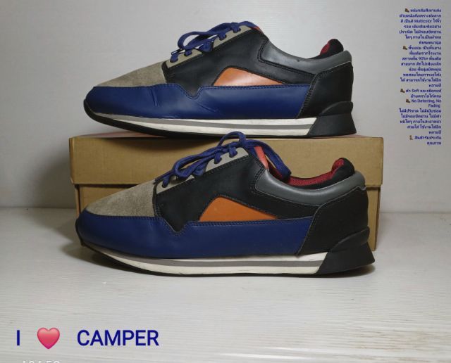 CAMPER Sneakers, Men's 43EU(27.0cm) Original ของแท้ มือ 2 สภาพเยี่ยม, รองเท้า CAMPER รุ่น Spray หนังแท้ พื้นเต็ม สวยมาก ไม่มีตำหนิใดๆ รูปที่ 15