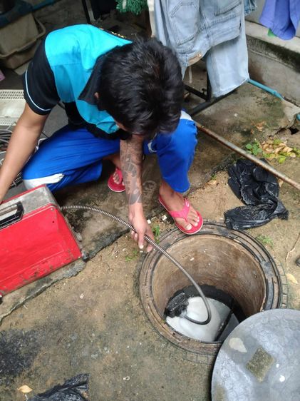 ท่อตันกรุงเทพ งูเหล็ก ทะลวงท่อ ลอกท่อ  รูปที่ 5