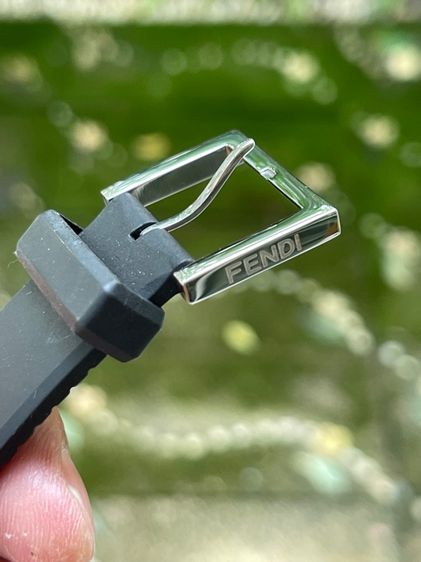 FENDI Bussola Bubble Red Watch Authentic Vintage Red Black Silver tone Watch รูปที่ 11