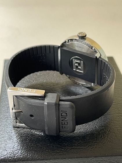 FENDI Bussola Bubble Red Watch Authentic Vintage Red Black Silver tone Watch รูปที่ 6