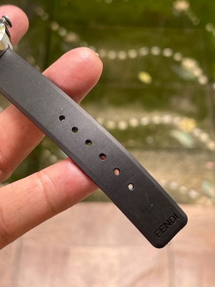 FENDI Bussola Bubble Orange Watch Authentic Vintage Orange Black Silver tone Watch  รูปที่ 12