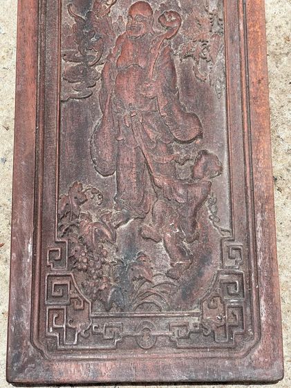 แผ่นไม้แกะสลัก พระสังกัจจาย รูปที่ 13