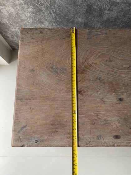 ตั่งขาคู้ มีลิ้นชัก ไม้สักโบราณเก่าสะสม รูปที่ 16