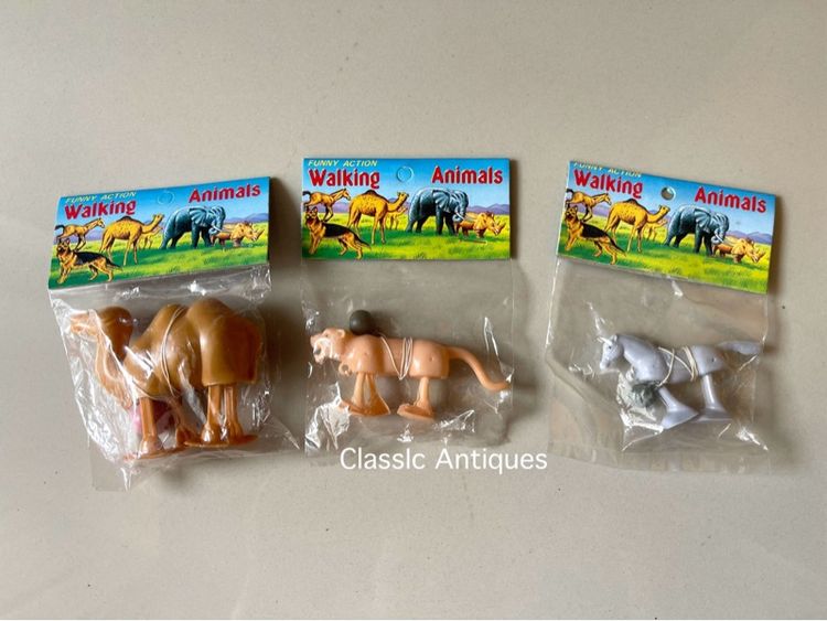 ของเล่น รูปสัตว์โบราณ เก่าสะสม