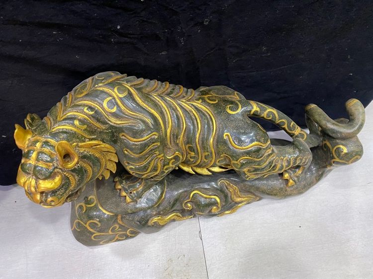 เสือมงคลหินแกะโบราณ รูปที่ 4