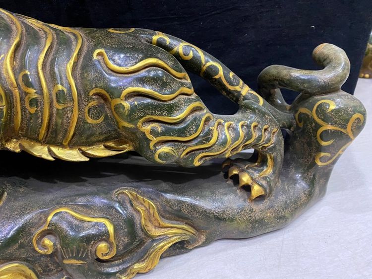 เสือมงคลหินแกะโบราณ รูปที่ 2